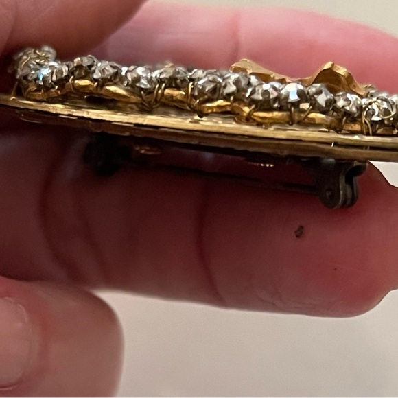 High Relief Dimensional Haskell Attributed Leaf Figural Vintage Brooch - Picture 3 of 7